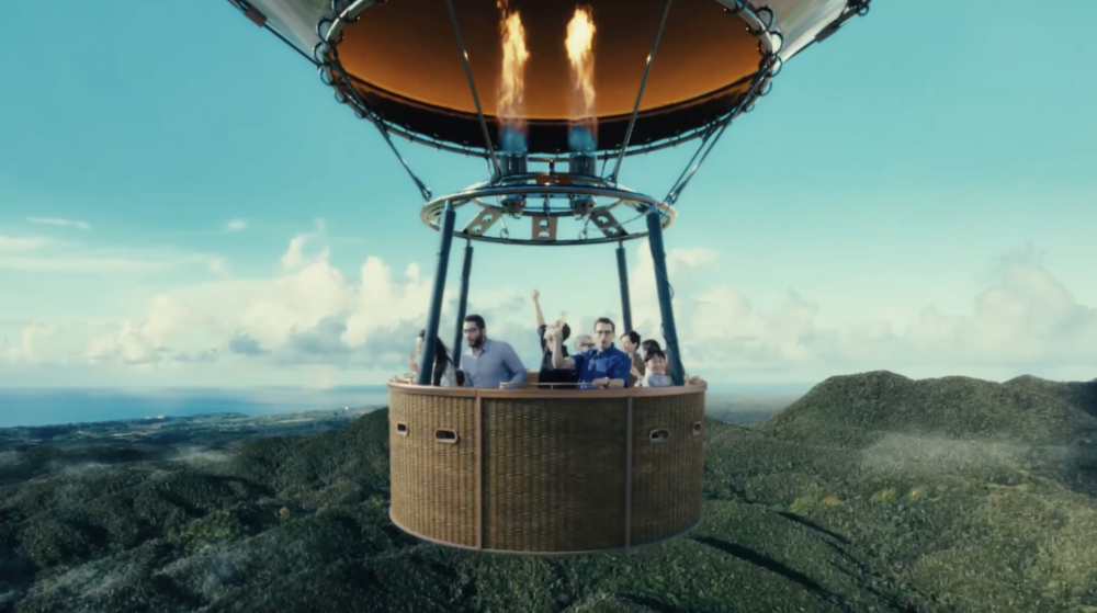 高空熱氣球，你可以欣賞到沖繩的壯麗自然景觀