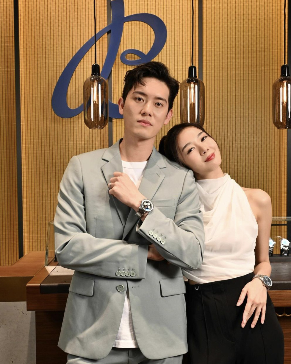 麥明詩今年就與老公盛勁為結婚，正式成為人妻展開人生新一頁