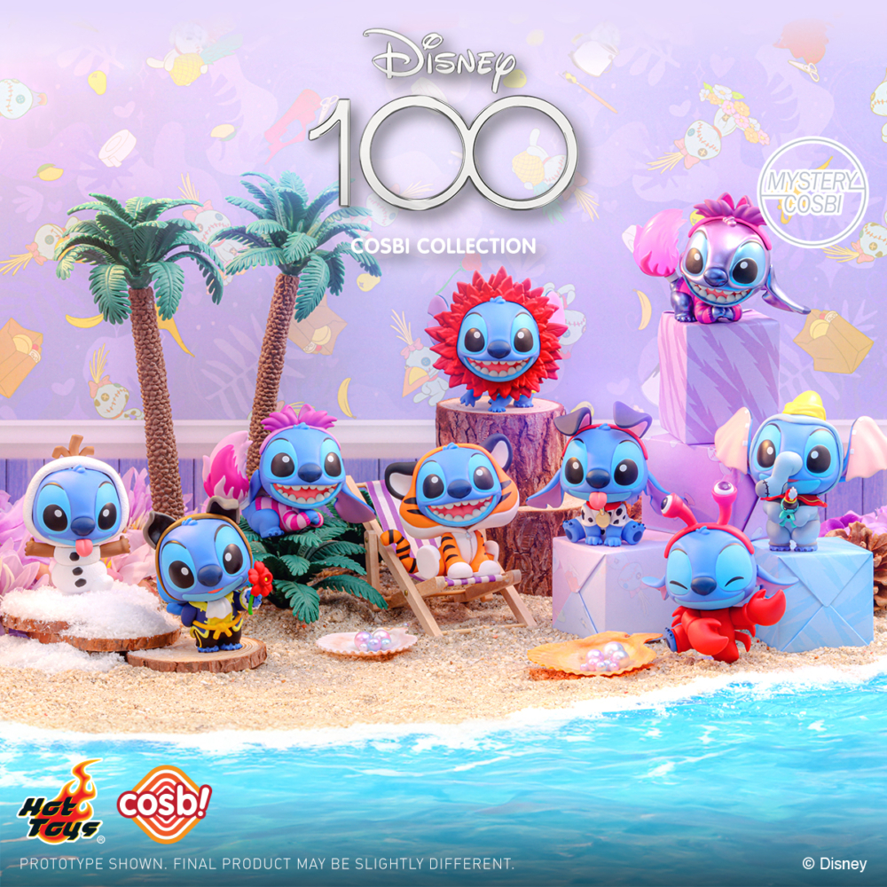 《迪士尼100周年》史迪仔魔法衣櫥 Cosbi盲盒迷你人偶