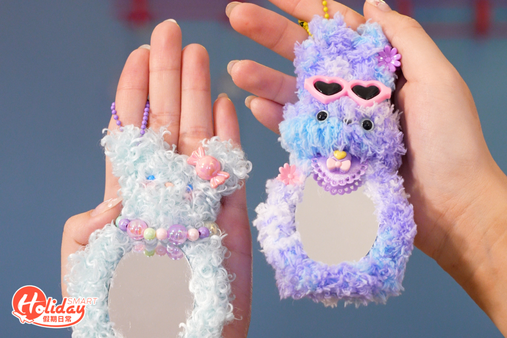 可以改做成鎖匙扣或鏡子。