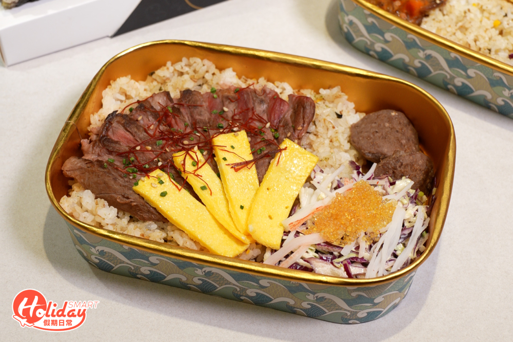 鐵板M7和牛西冷($158),牛肉煎出了油脂香。
