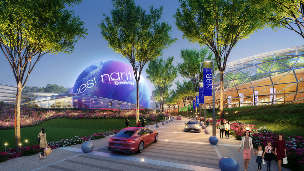 在數位巨蛋及數位酒店周邊亦設置了一條約500米長的環形步道「Wellness Ring」。