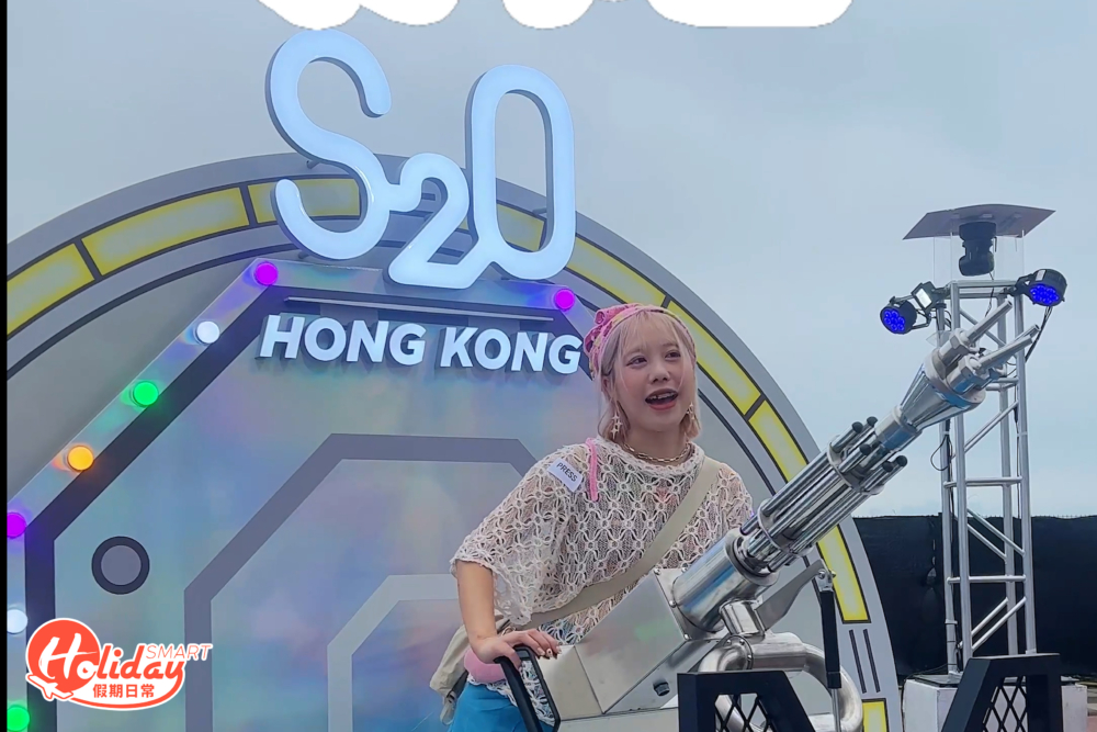 除了音樂表演，現場更設有打卡區。