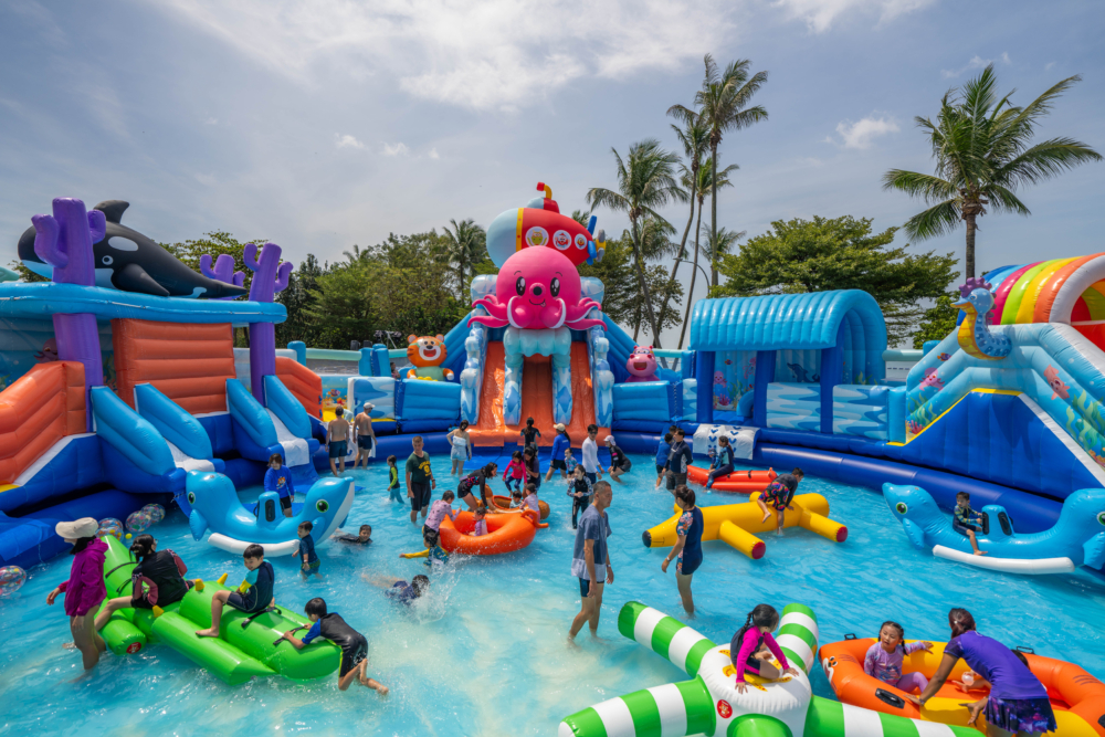另外絕不能錯過「Water Battle 水戰激鬥區」,讓大家大玩水戰、盡情射擊,將對手全身濕透就算勝出!