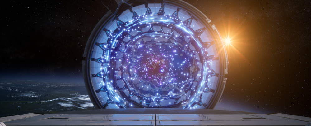 穿過「登機門」展開銀河星系的奇幻之旅~