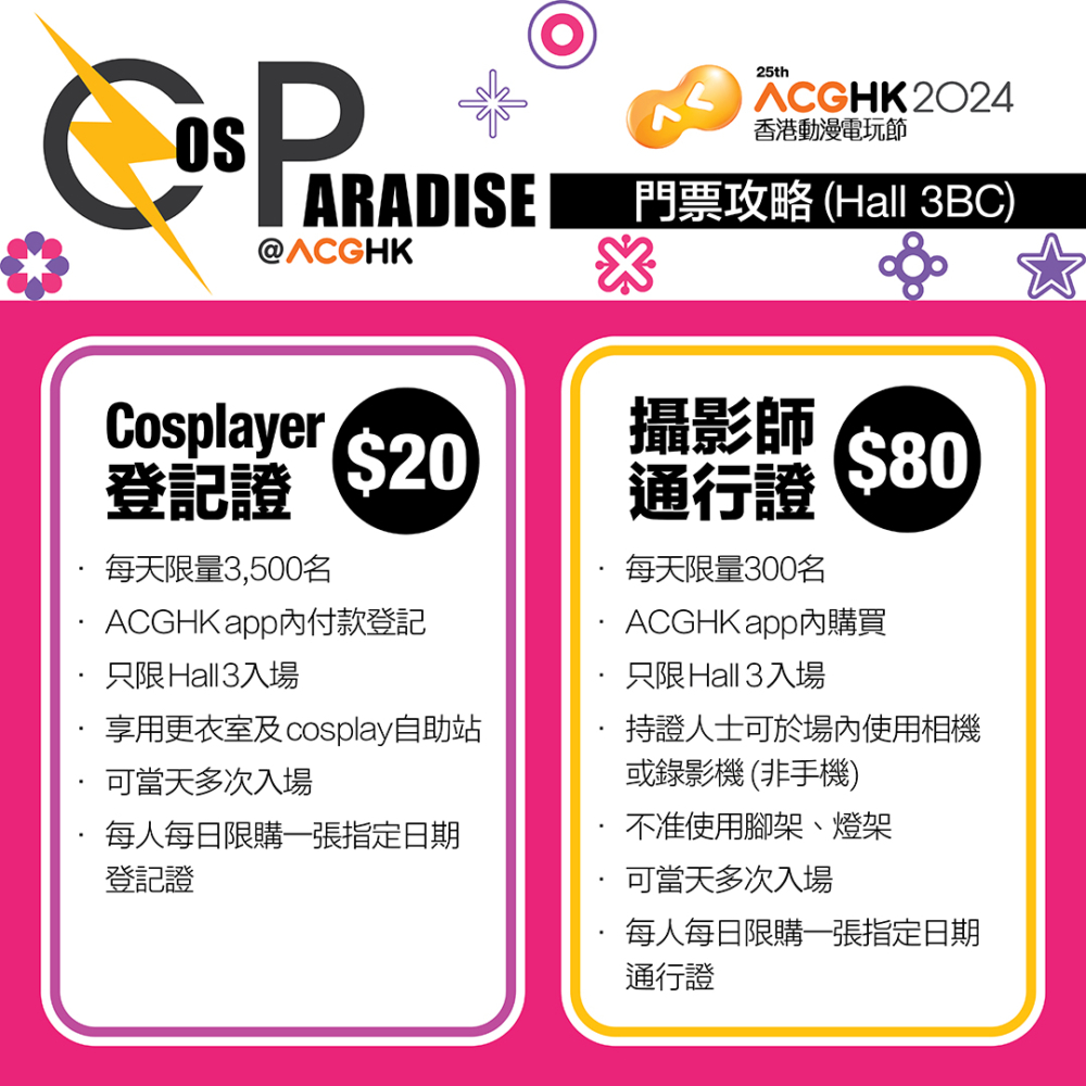 ACG CosParadise全新安排