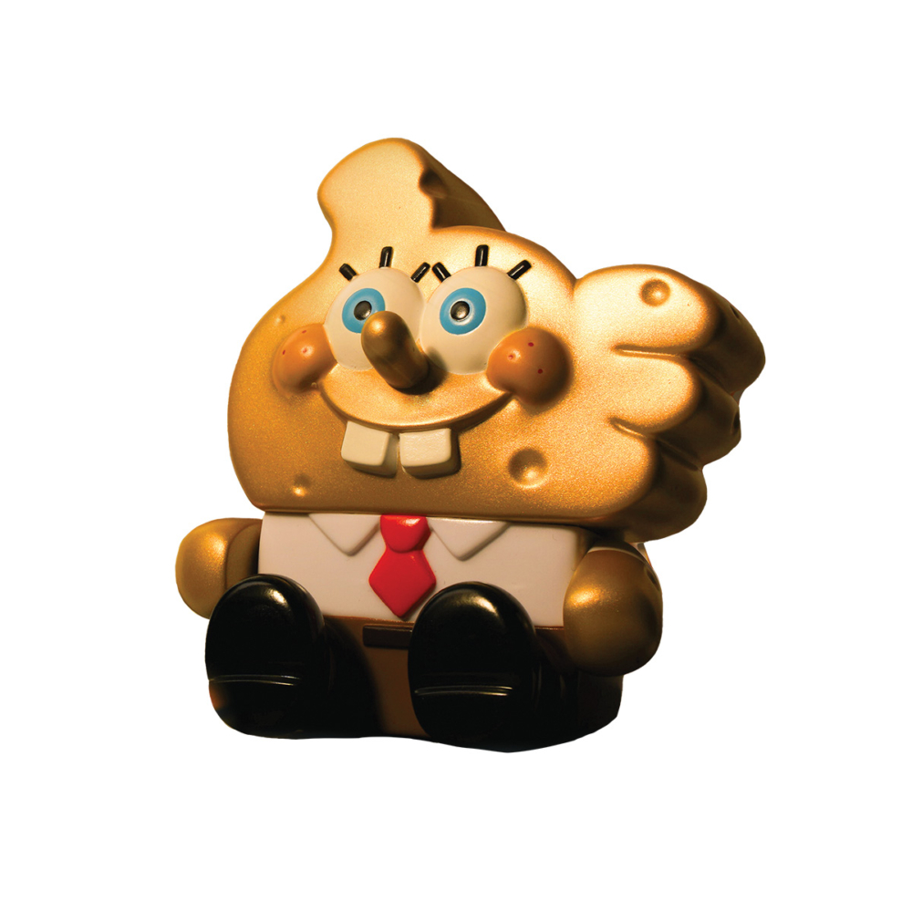 當中一大亮點就是全球限量50件的「UNBOX INDUSTRIES x LCX 25周年「金象獎」SPONGEBOB ELFIE」軟膠玩具
