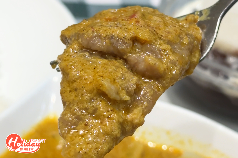 牛肉軟腍入味,咖喱醬汁鹹香惹味。