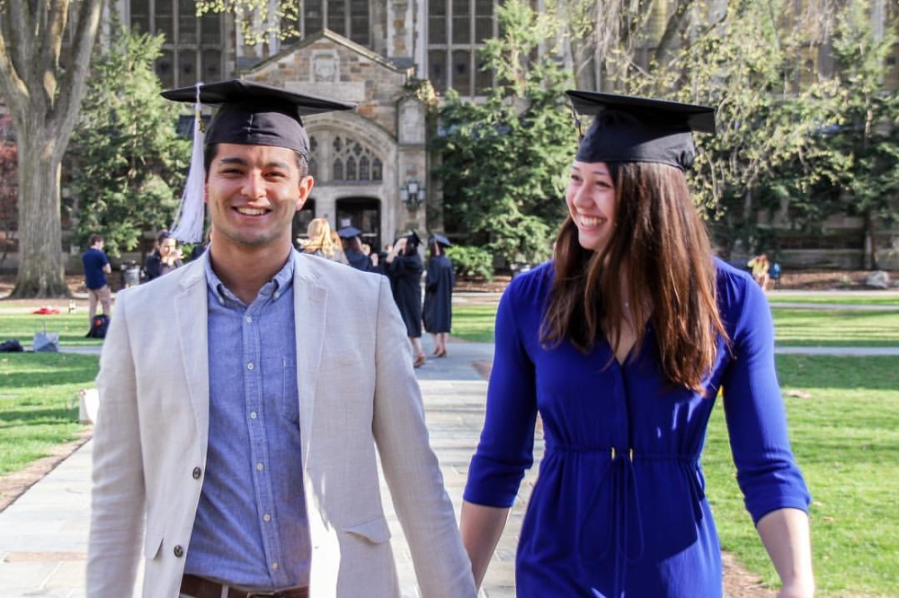 兩人曾一樣就讀美國密芝根大學，但2020年開始已經沒有再分享合照，分手原因至今成謎～