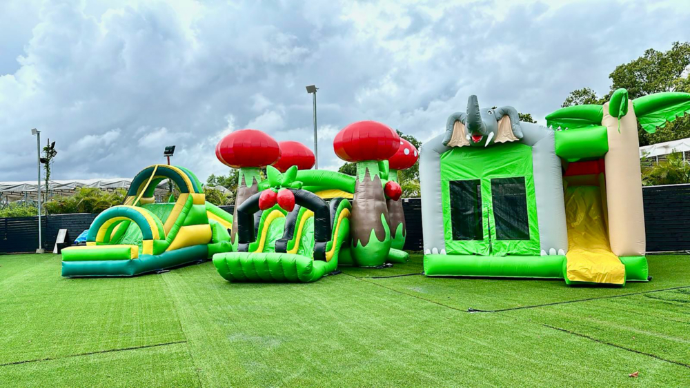 大尾篤恐龍水上樂園主題設施｜綠野仙蹤、蘑菇森林、跳跳小飛象