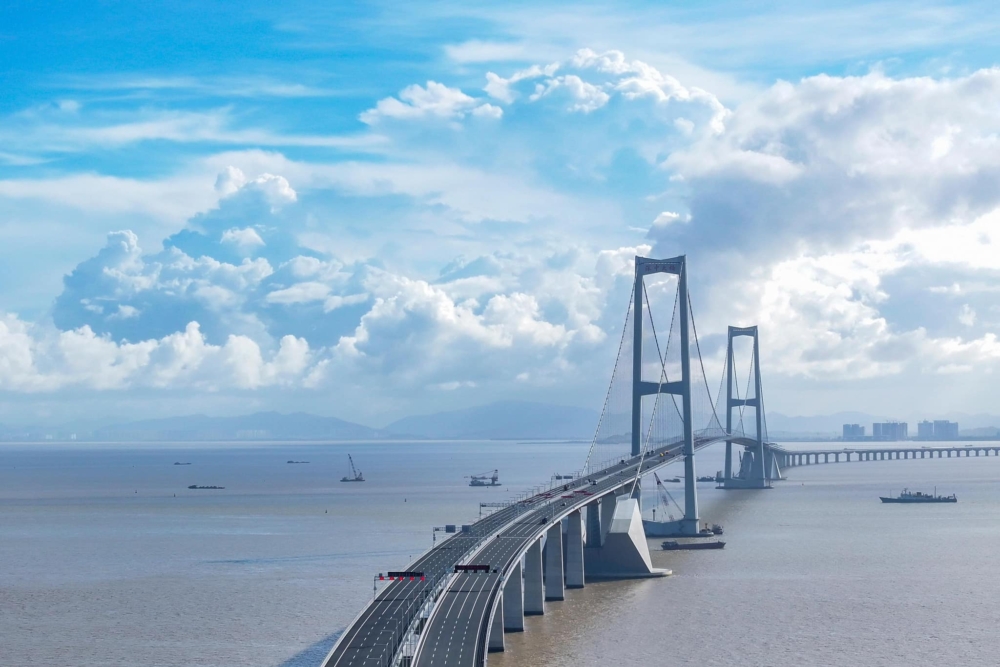 連接深圳及中山的「深中通道」於6月30日正式通車試營運！