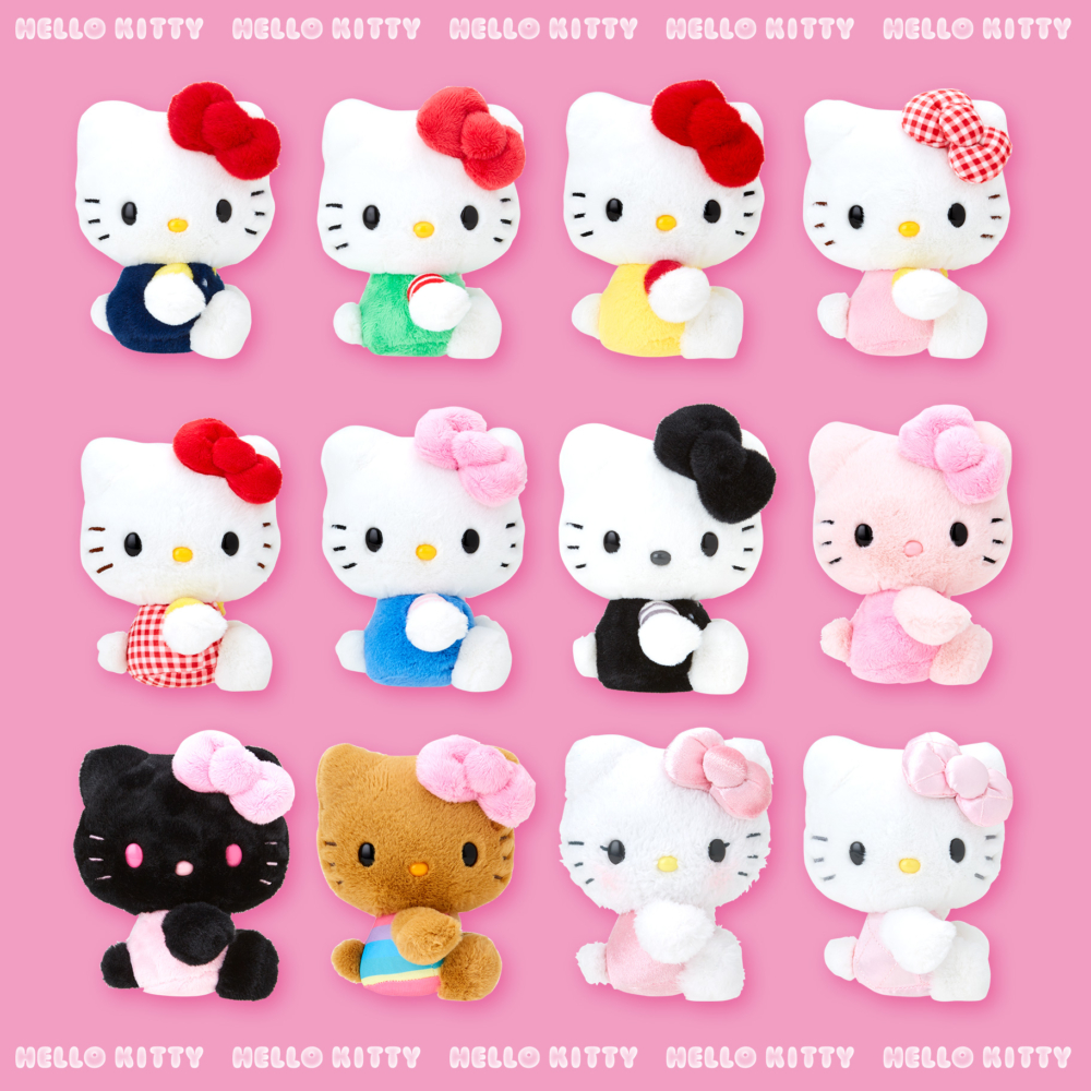 黑白色、粉紅色版Hello Kitty好可愛~另外有曬黑版,好match依家夏天!