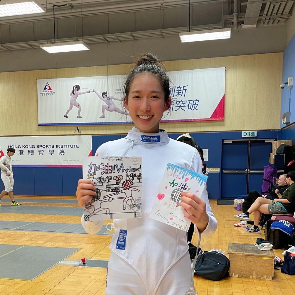 江旻憓曾於東京奧運殺入8強,領軍香港女子重劍隊首闖奧運團體賽,創下香港新紀錄!