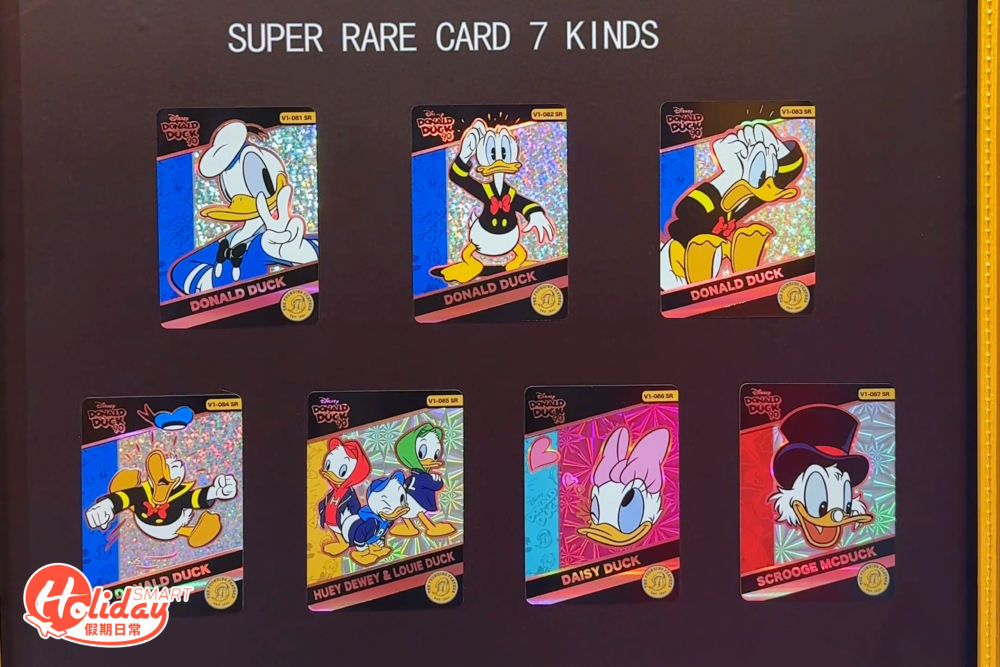 必收藏的還有唐老鴨閃卡。