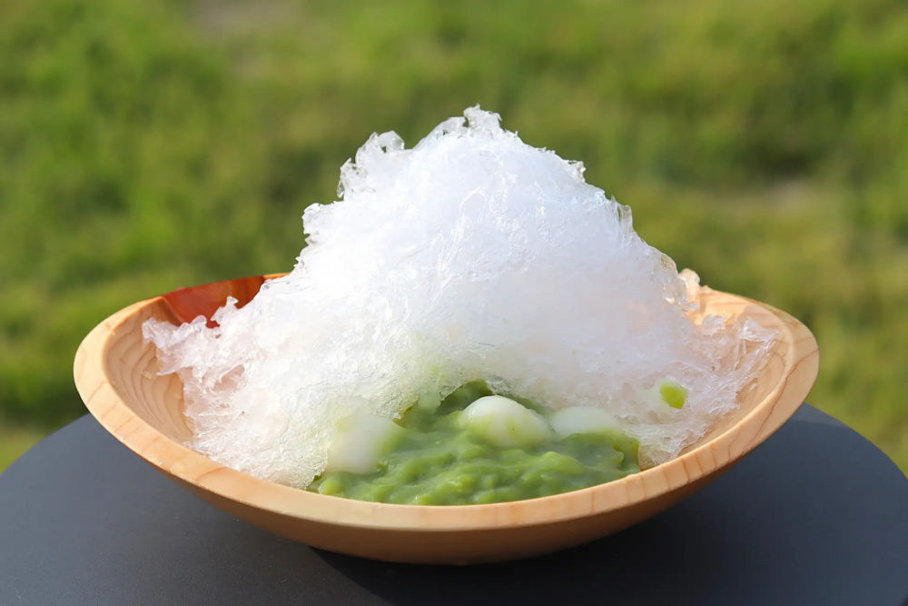 毛豆白玉刨冰。