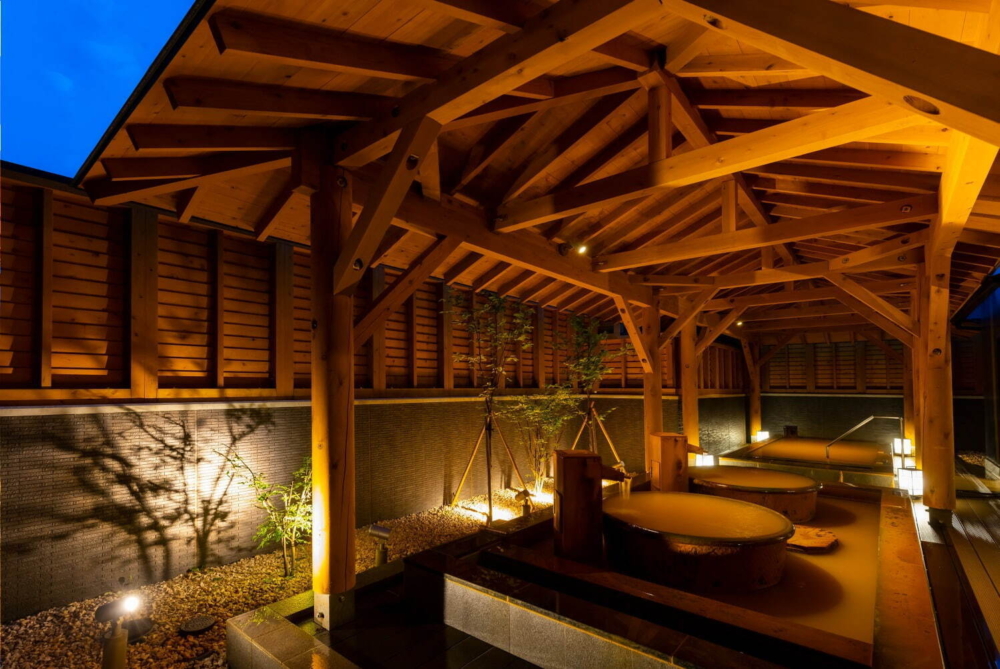 講到溫泉，「OMO5 函館」大浴場係源泉掛流式溫泉