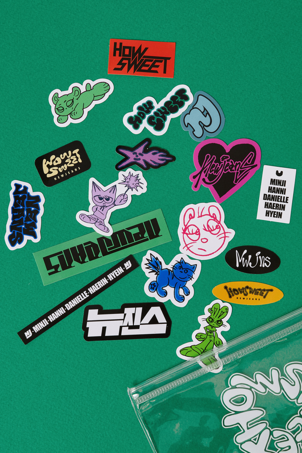 NJ How Sweet PVC 貼紙套裝（購物滿港幣 $300 即可以港幣 $20 加購） 一套