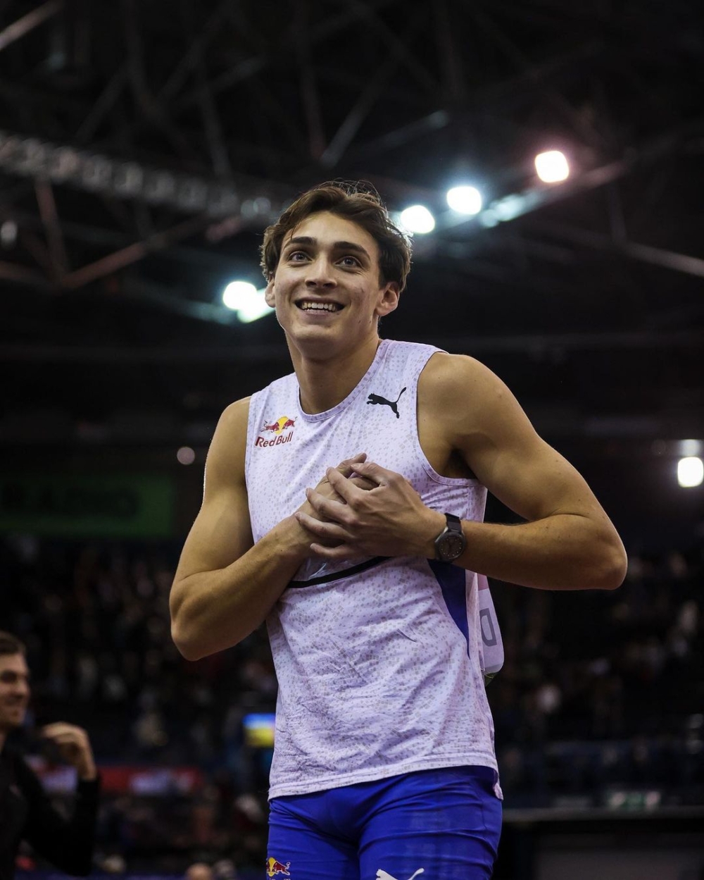 瑞典撐竿跳運動員 Armand Duplantis。