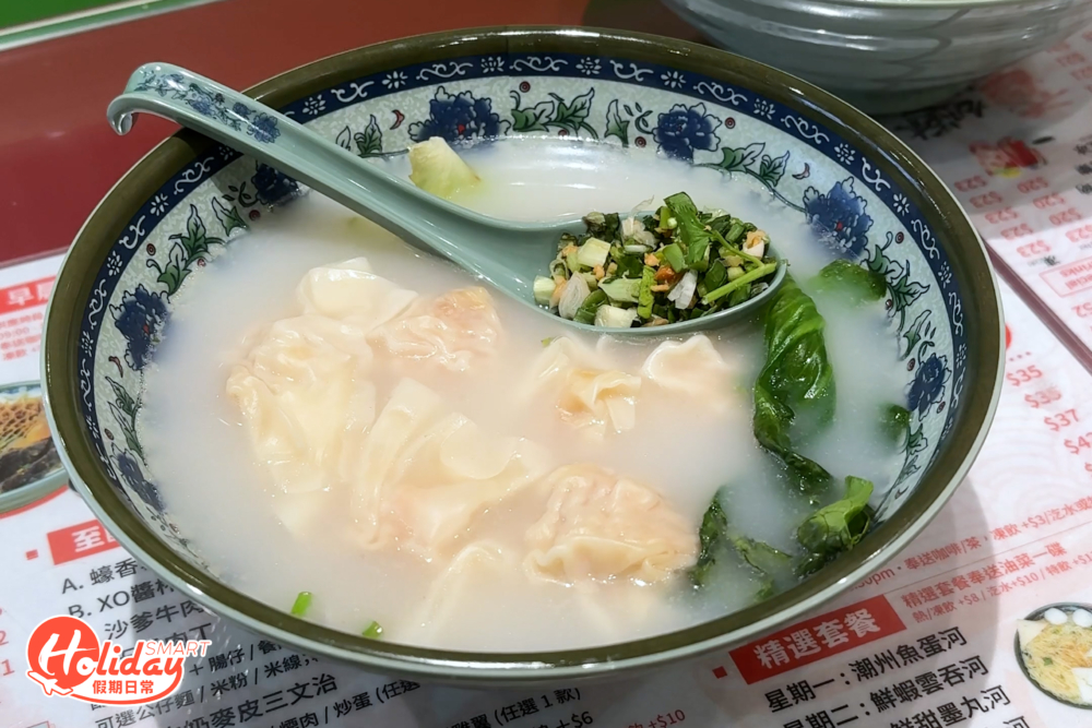 推薦雲吞,每一粒都超大粒,口感爽口彈牙。