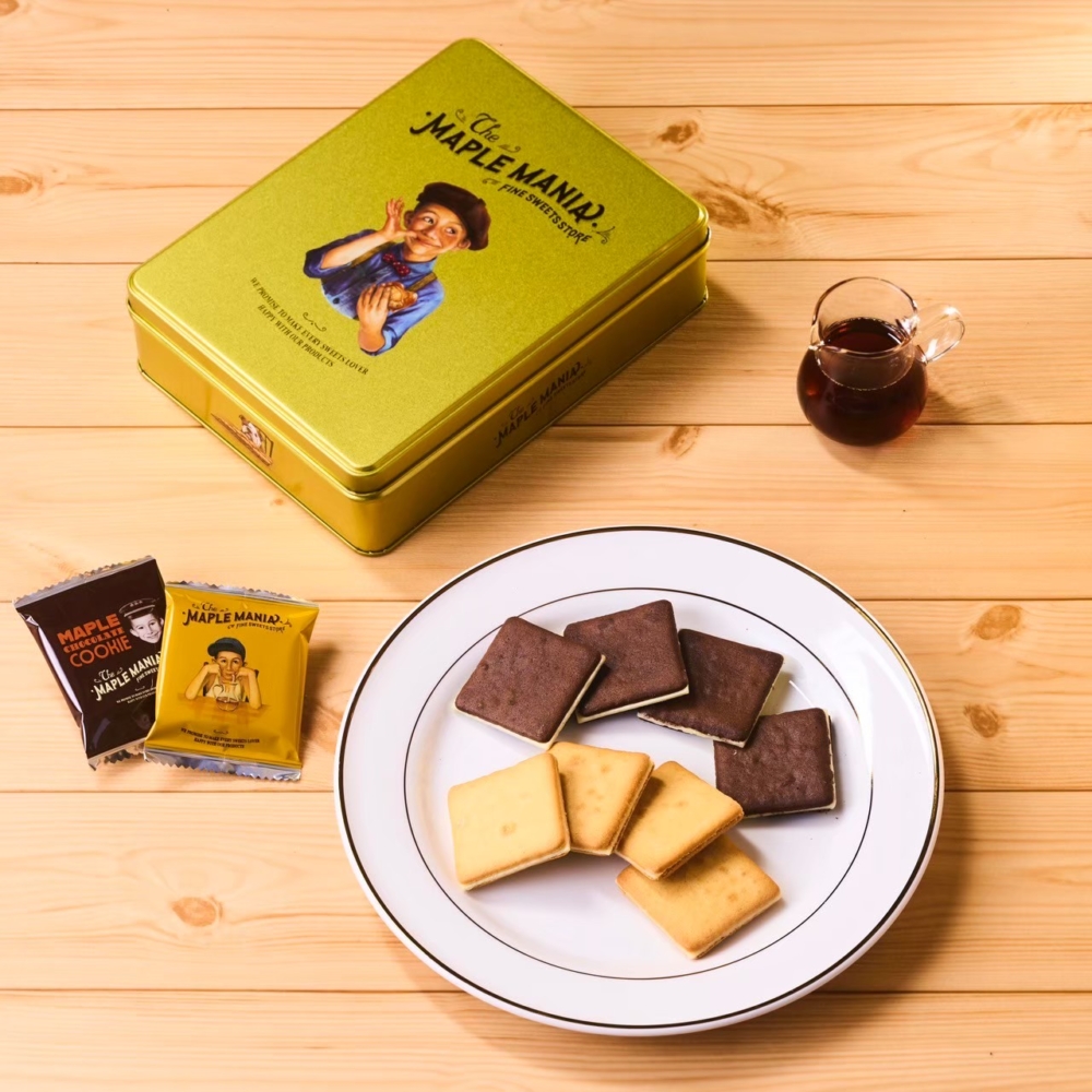 楓糖男孩「楓糖餅乾綜合鐵盒」。