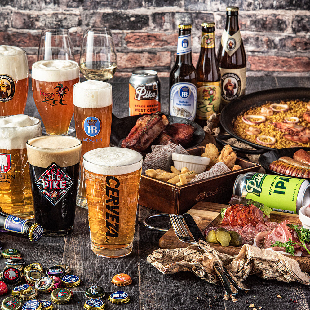 來自西班牙的著名啤酒餐廳「CERVEZA JPN」。