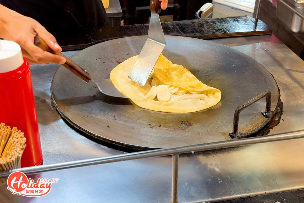 煎得夠薄脆，香蕉味道濃郁。