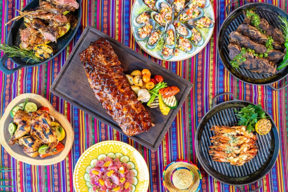 拉丁美洲薈萃自助餐。