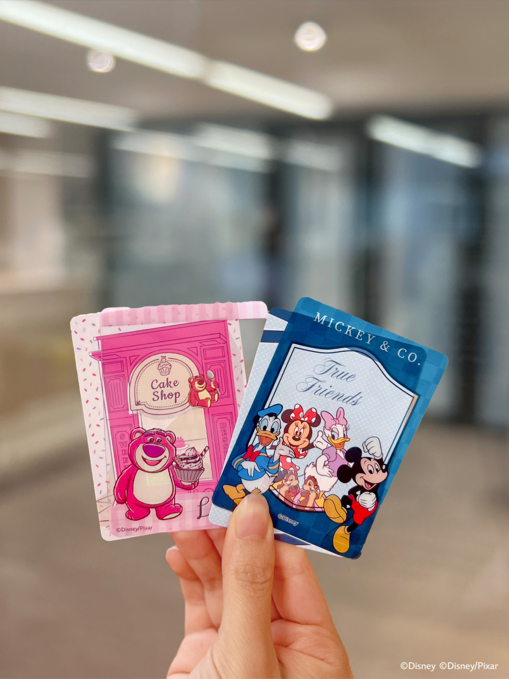 迪士尼經典角色收藏卡（售價 HK$10）