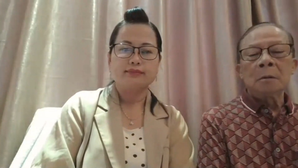 何伯質問：「咩9個月前大咗肚？邊個呀？」何太聽後沉默了3秒