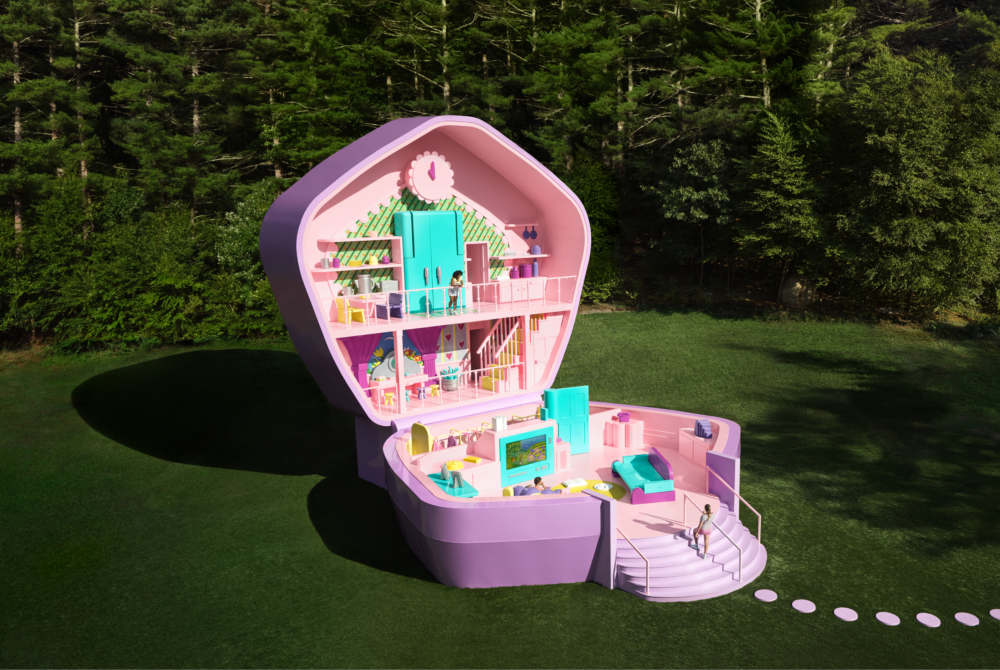 慶祝Polly Pocket迎接35週年,Airbnb聯手Mattel,重現獨一無二的巨型Polly Pocket百寶盒主題小屋!