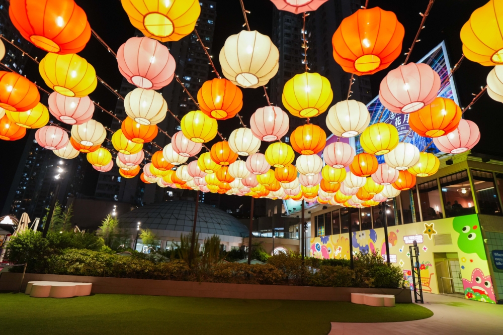 糖果色幸福燈籠陣！