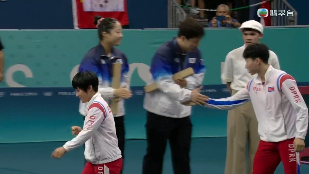 另外據指有參加今屆巴黎奧運的北韓代表團目前亦正在平壤接受思想審查