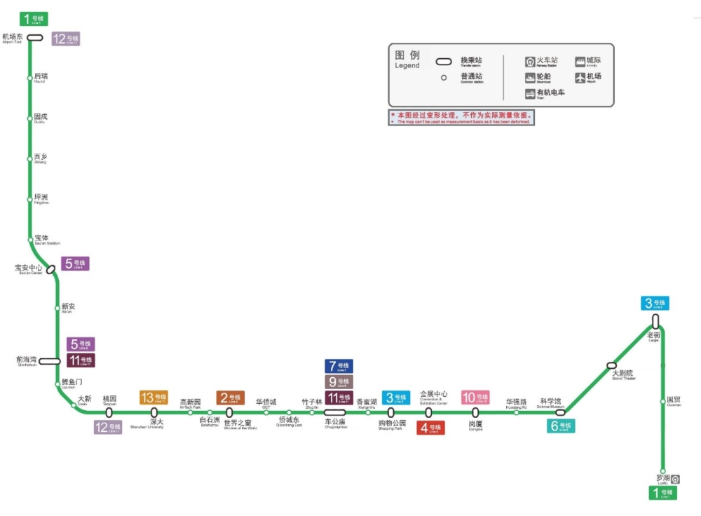 深圳地鐵1號線又稱「羅寶線」，從羅湖站至機場東站，不但是深圳第一條地鐵線，亦是深圳地鐵載客量最大、最重要的地鐵線～