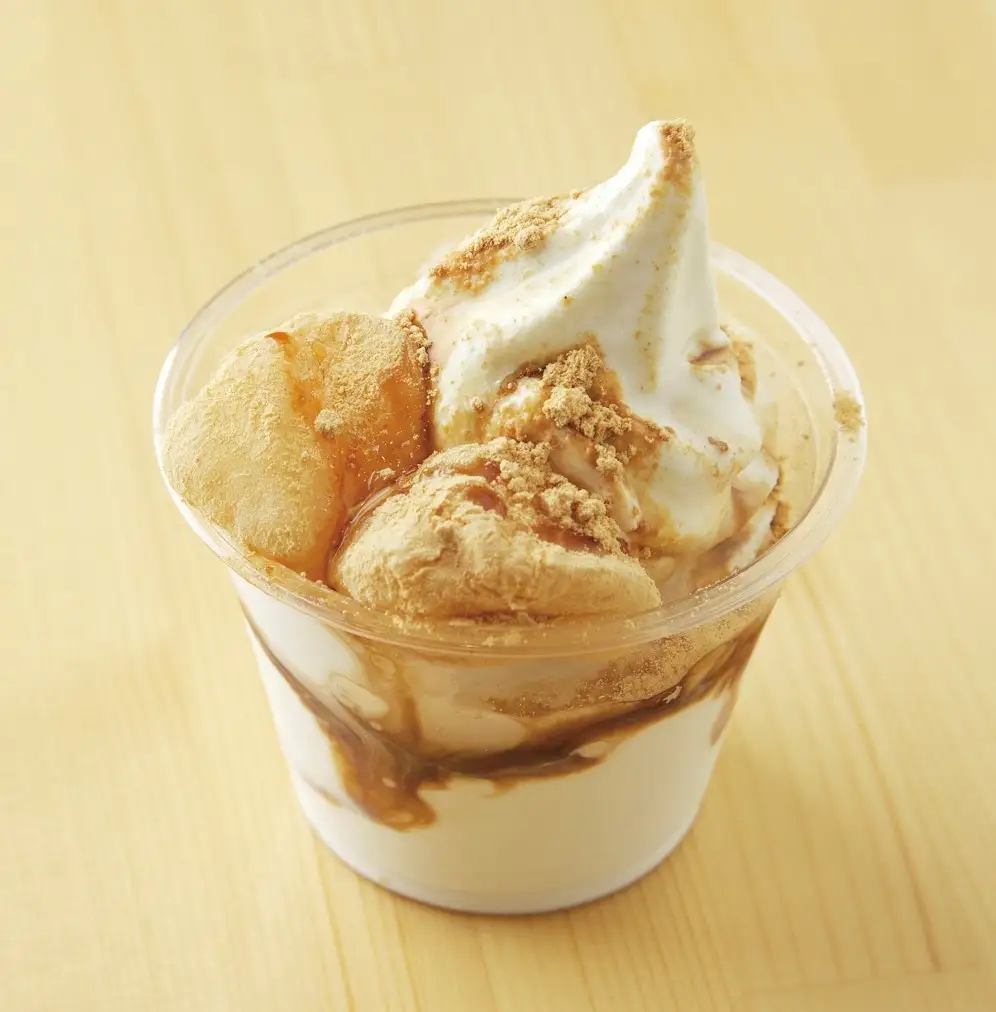 加入山梨縣名物和菓子「桔梗信玄餅」的信玄餅雪糕~