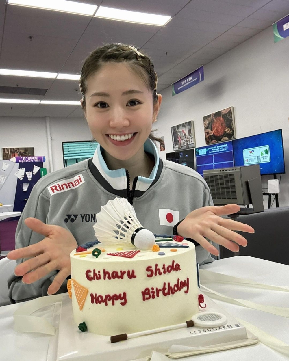 日本女雙羽毛球選手志田千陽(Chiharu Shida)爆紅
