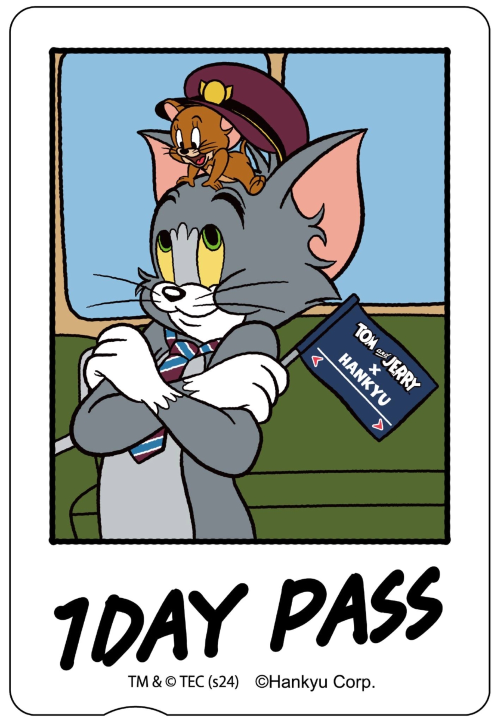 「TOM and JERRY × HANKYU 阪急電車・阪急巴士全線一日券」,可在限時內乘搭阪急電車、阪急巴士,暢遊京阪神地區!
