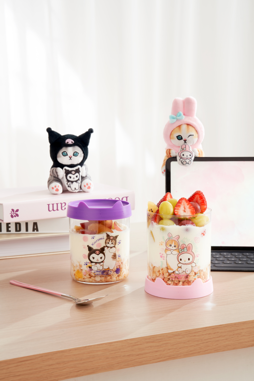 7仔mofusand X Sanrio換購精品｜罐罐貓公仔+小物罐（共6款）
