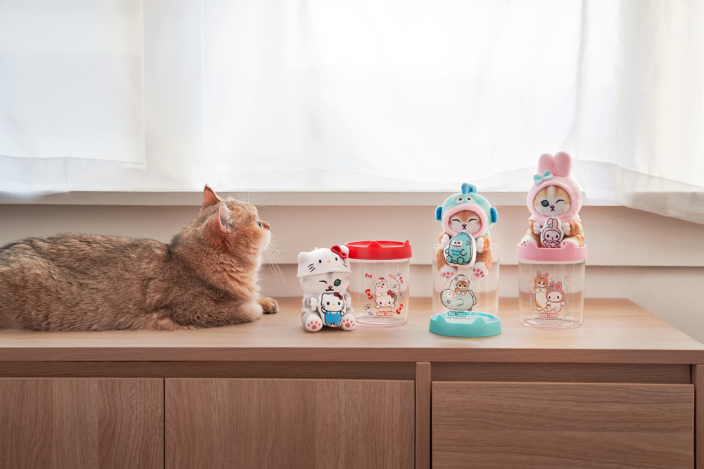 7仔mofusand X Sanrio換購精品｜罐罐貓公仔+小物罐（共6款）