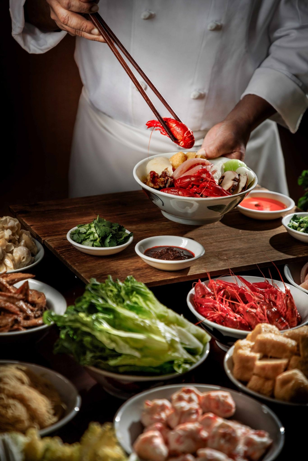 傳統港式車仔麵自助午餐。