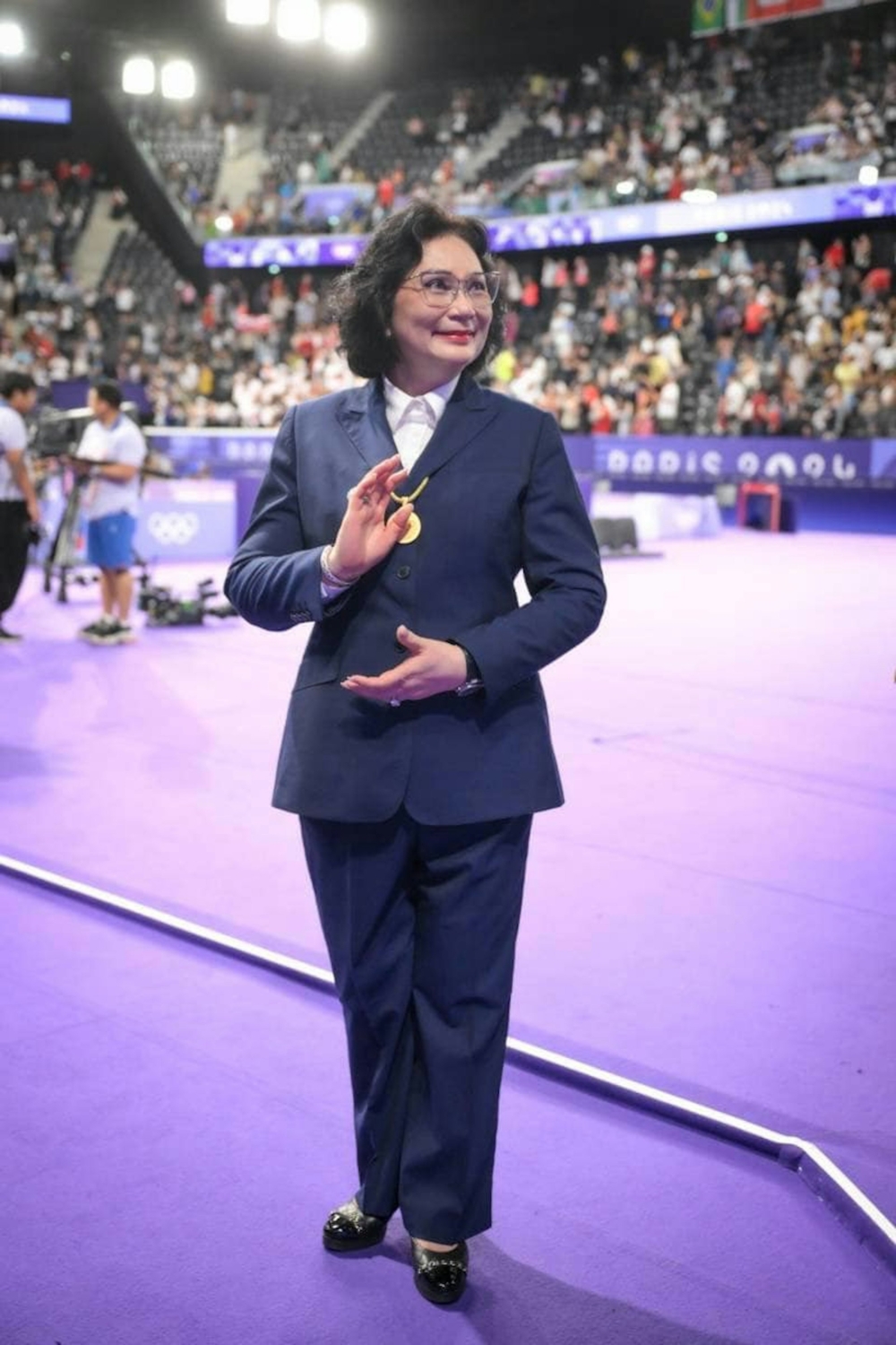 Patama頒獎典禮當日貴氣優雅現身會場