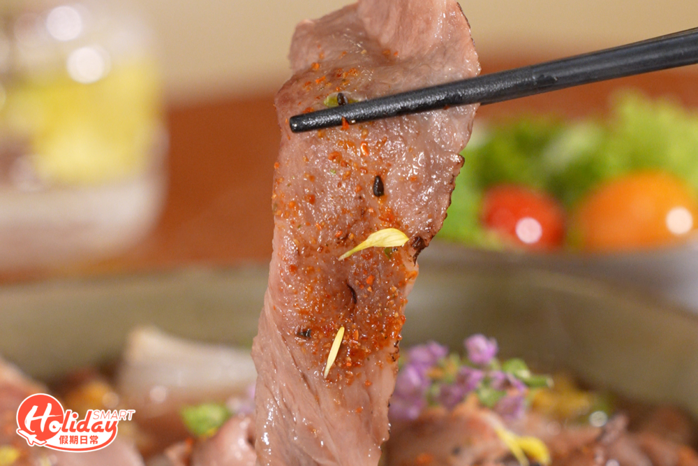 牛肉肉質有咬口。