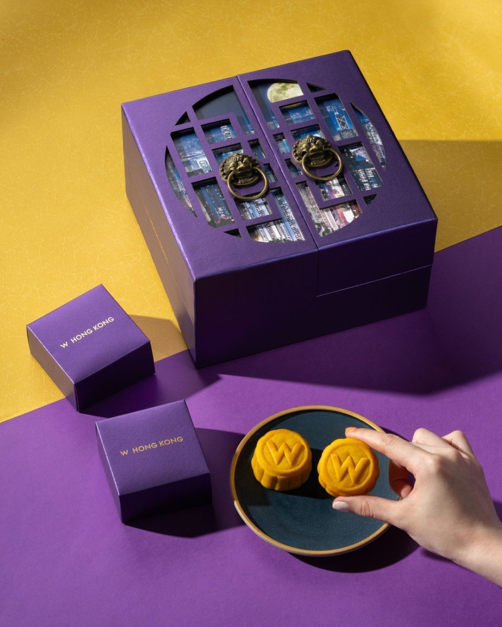 香港W酒店中秋月餅禮盒。