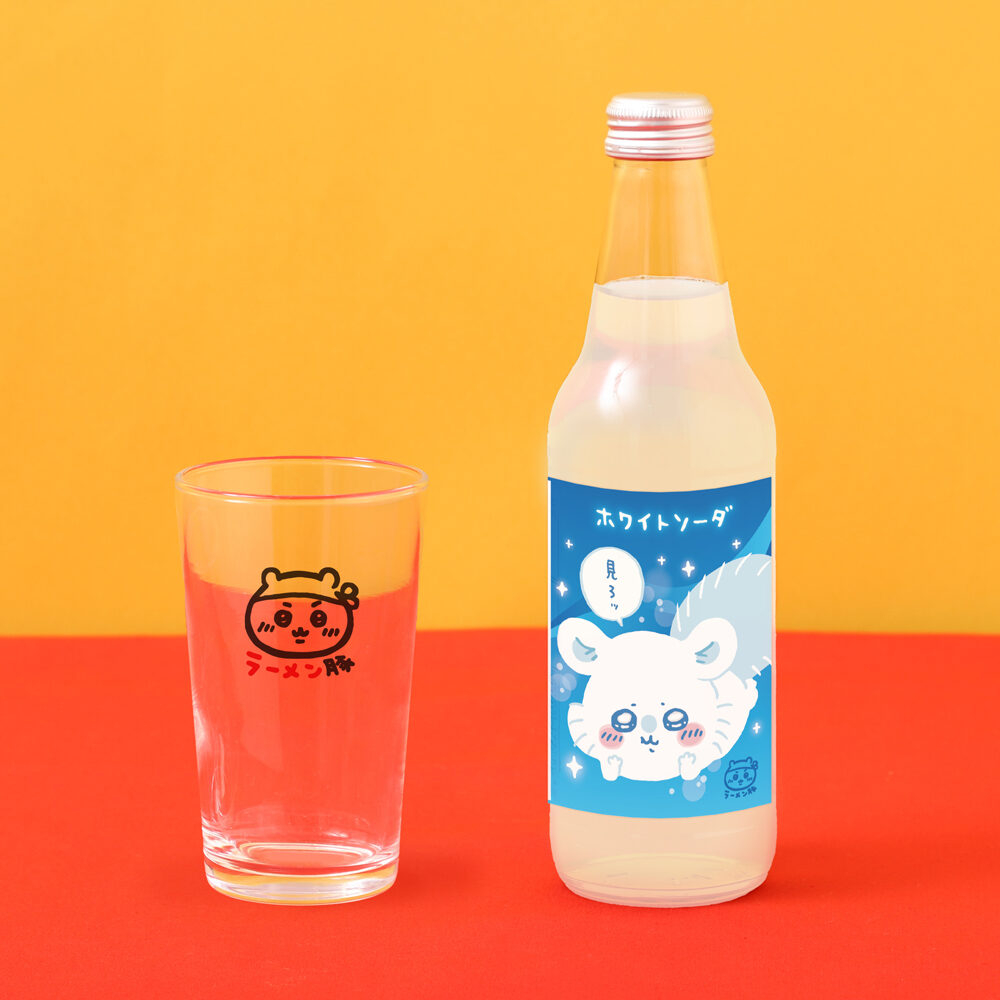 飛鼠主題白梳打汽水。