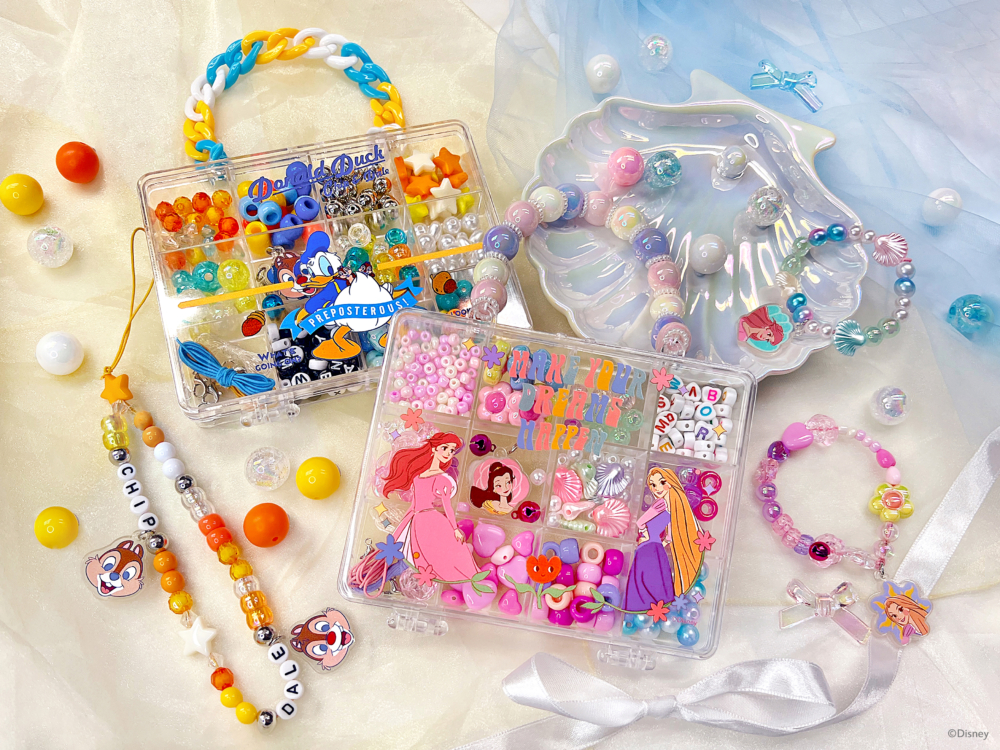 迪士尼角色DIY首飾串珠套裝（售價 HK$99）