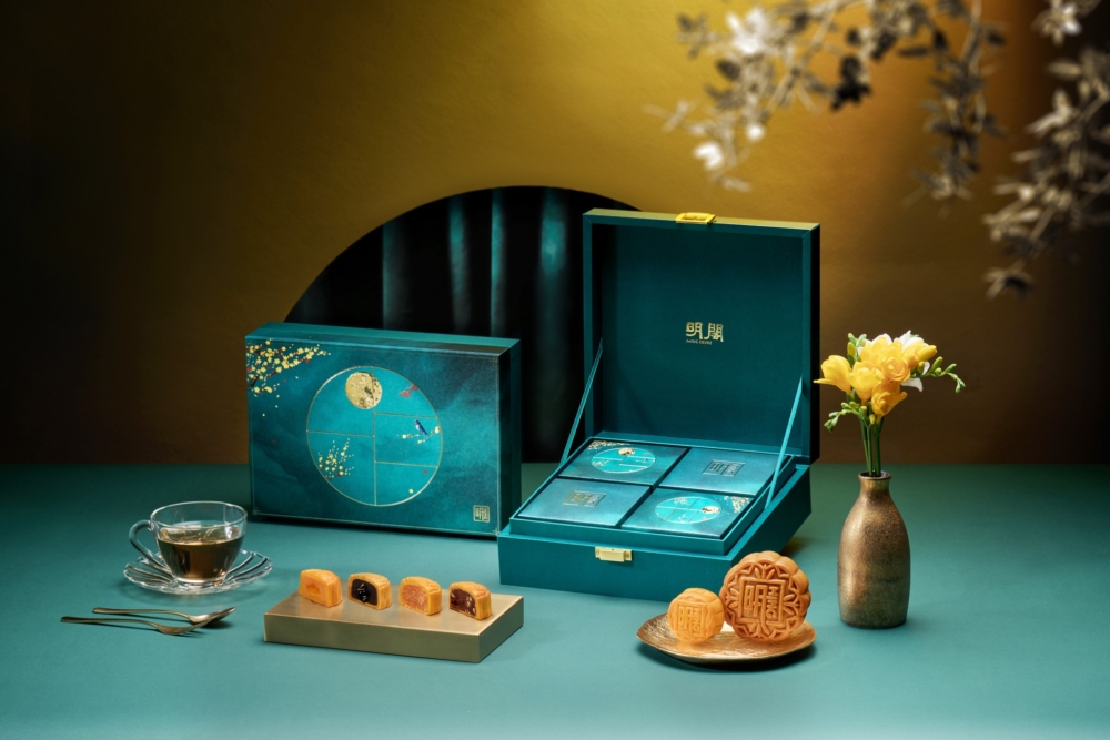 香港康得思酒店月餅禮盒。
