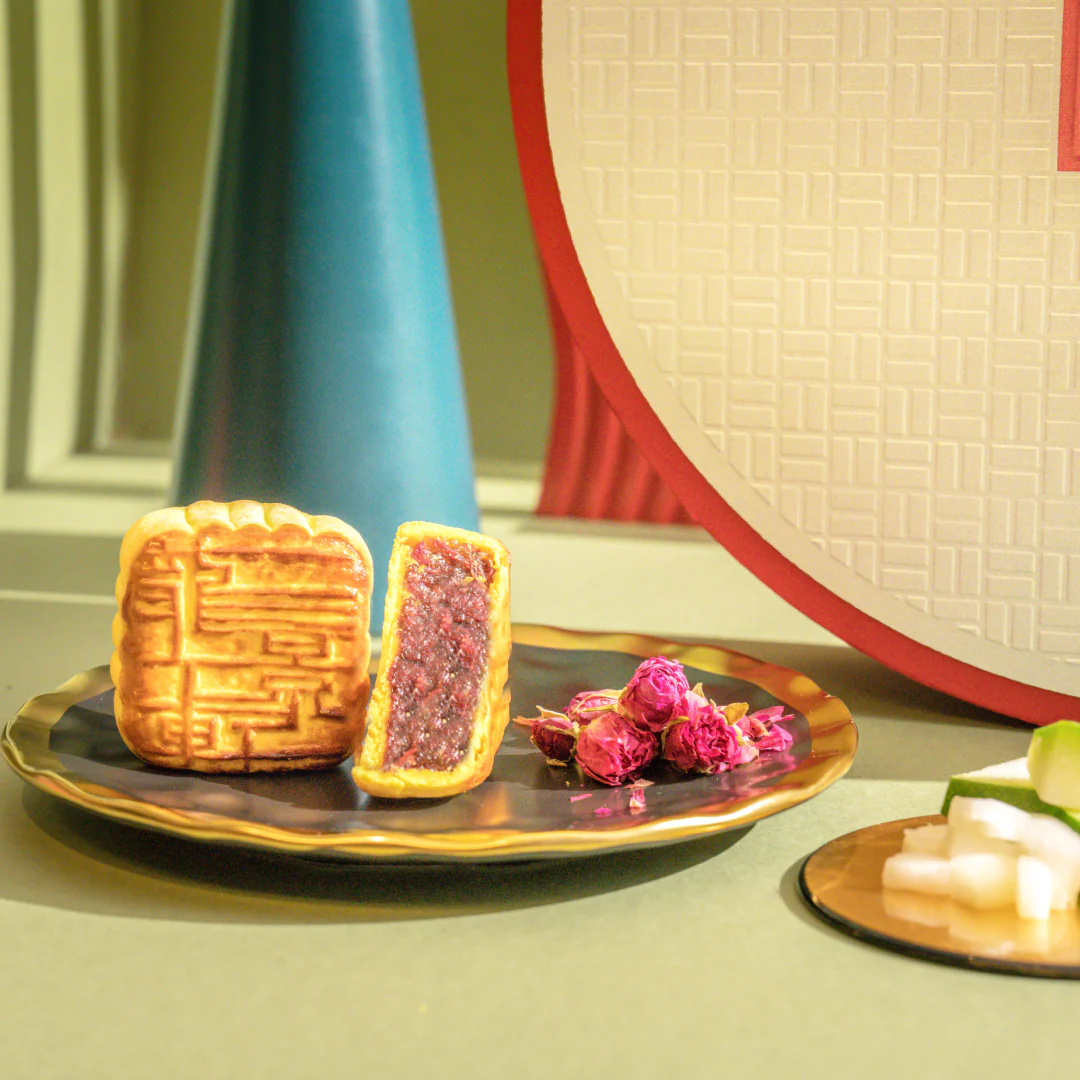 香港四季酒店玫瑰冬蓉月餅。