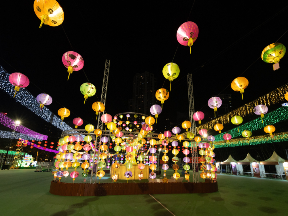 繽紛色彩的綵燈！