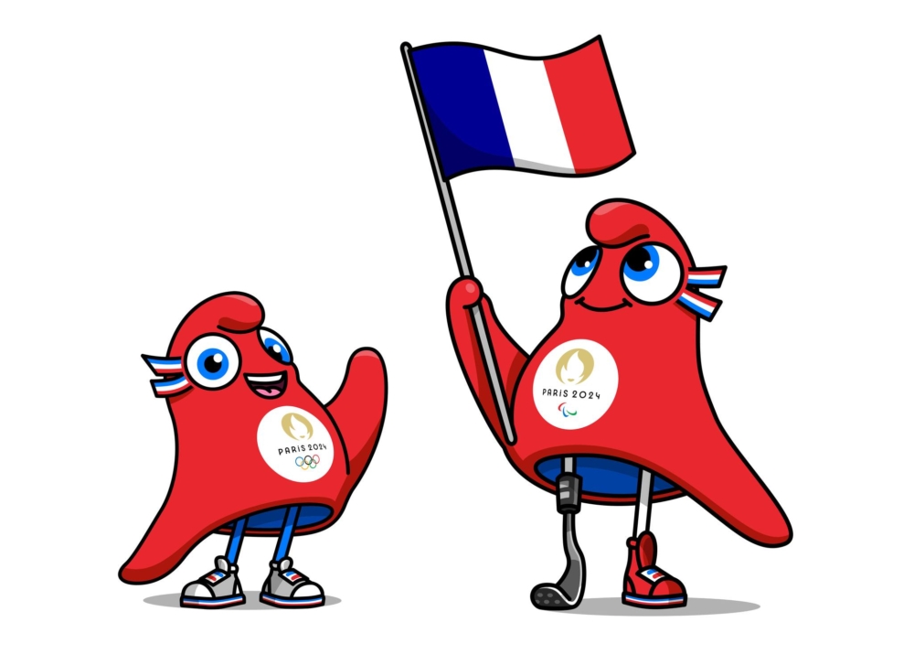 巴黎殘奧與巴黎奧運雖然使用同一個吉祥物形象，但兩者在設計細節卻有不同，Paralympic Phryge的胸前印著國際殘奧會標誌，並且其中一條腿設計成義肢。