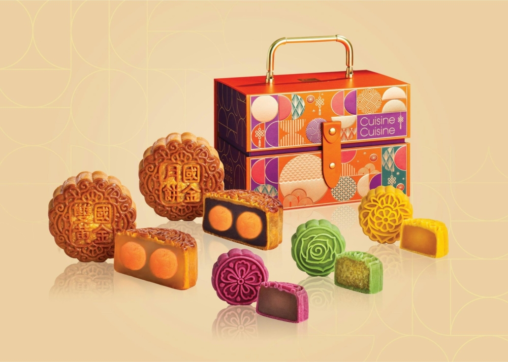 國金軒五福臨門月餅禮盒。