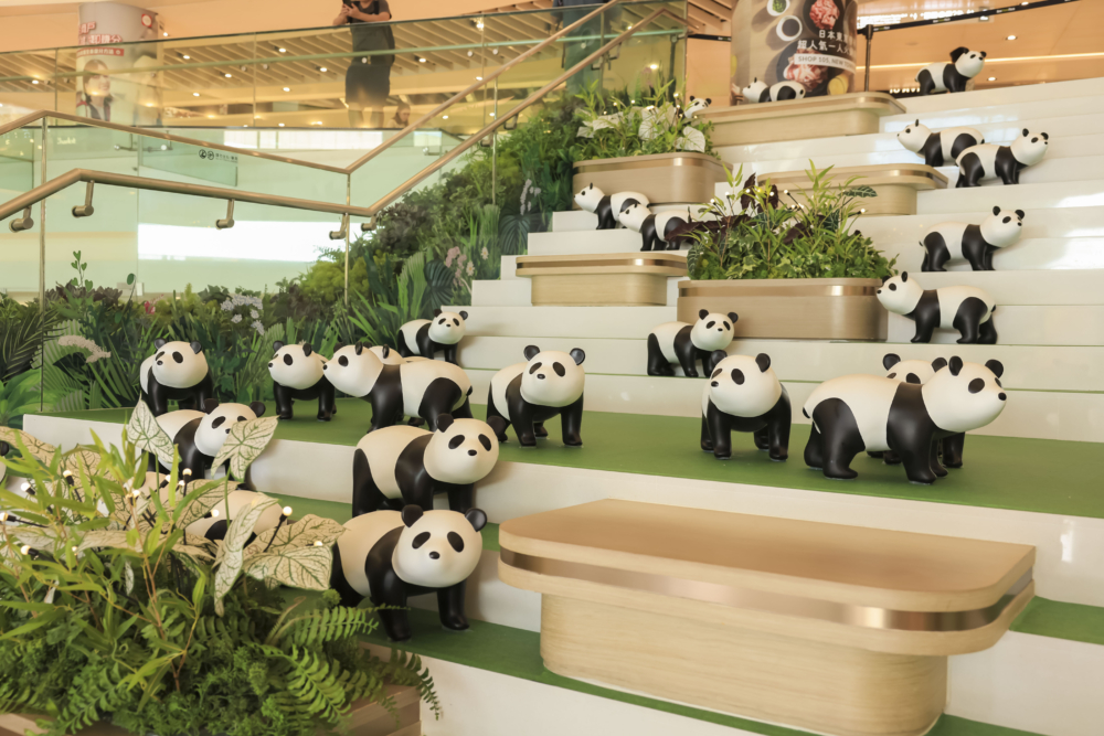 「Chill級熊貓應援團」80隻熊貓列陣～